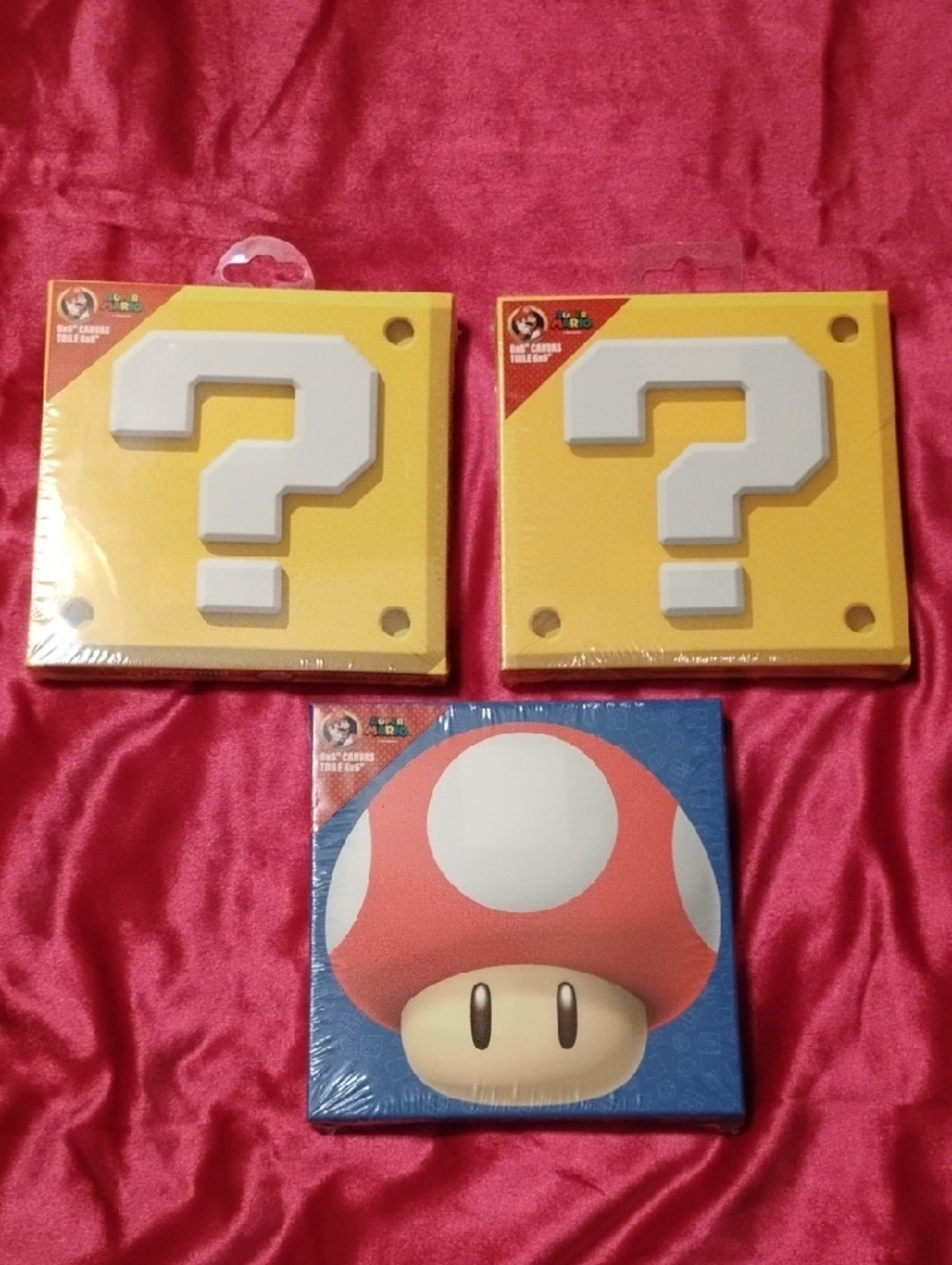 Super Mario Canvas Wall Art Set